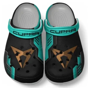 Cupra Crocs Shoes, Clogs Men Women, Gift For Cupra Fan CAR185031525274 - Cyan