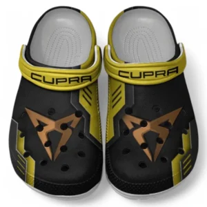 Cupra Crocs Shoes, Clogs Men Women, Gift For Cupra Fan CAR185031525274 - Yellow