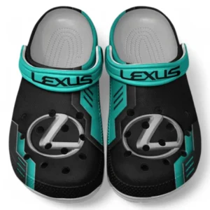 Lexus Crocs Shoes, Clogs Men Women, Gift For Lexus Fan CAR185031525275 - Cyan