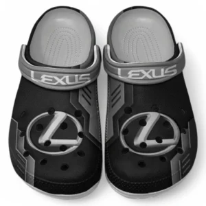 Lexus Crocs Shoes, Clogs Men Women, Gift For Lexus Fan CAR185031525275 - Gray