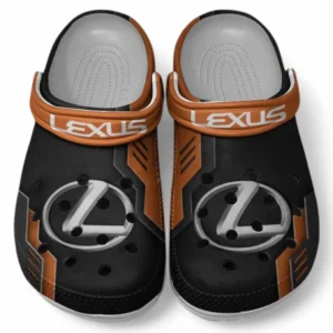 Lexus Crocs Shoes, Clogs Men Women, Gift For Lexus Fan CAR185031525275 - Orange