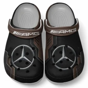 AMG Crocs Shoes, Clogs Men Women, Gift For AMG Fan CAR185031525276 - Brown
