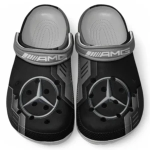 AMG Crocs Shoes, Clogs Men Women, Gift For AMG Fan CAR185031525276 - Gray