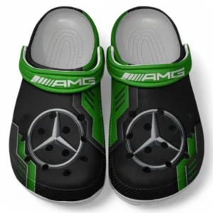 AMG Crocs Shoes, Clogs Men Women, Gift For AMG Fan CAR185031525276 - Green