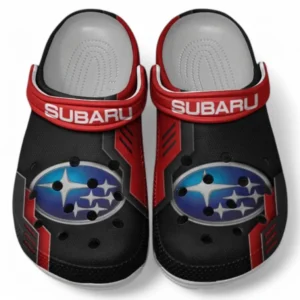 Subaru Crocs Shoes, Clogs Men Women, Gift For Subaru Fan CAR185031525277 - Red