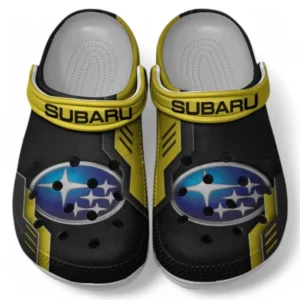 Subaru Crocs Shoes, Clogs Men Women, Gift For Subaru Fan CAR185031525277 - Yellow