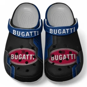 Bugatti Crocs Shoes, Clogs Men Women, Gift For Bugatti Fan CAR185031525284 - Blue