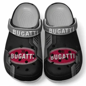 Bugatti Crocs Shoes, Clogs Men Women, Gift For Bugatti Fan CAR185031525284 - Gray