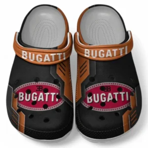 Bugatti Crocs Shoes, Clogs Men Women, Gift For Bugatti Fan CAR185031525284 - Orange