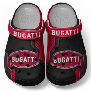 Bugatti Crocs Shoes, Clogs Men Women, Gift For Bugatti Fan CAR185031525284 - Red