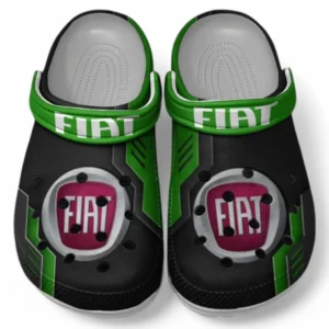 Fiat Crocs Shoes, Clogs Men Women, Gift For Fiat Fan CAR185031525285 - Green