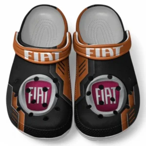 Fiat Crocs Shoes, Clogs Men Women, Gift For Fiat Fan CAR185031525285 - Orange
