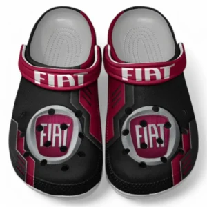 Fiat Crocs Shoes, Clogs Men Women, Gift For Fiat Fan CAR185031525285 - Red