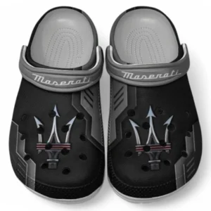 Maserati Crocs Shoes, Clogs Men Women, Gift For Maserati Fan CAR185031525286 - Gray