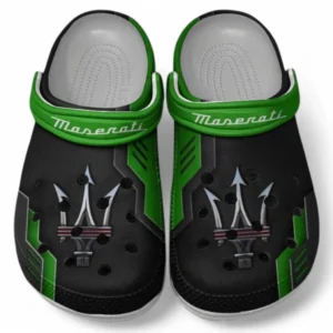 Maserati Crocs Shoes, Clogs Men Women, Gift For Maserati Fan CAR185031525286 - Green