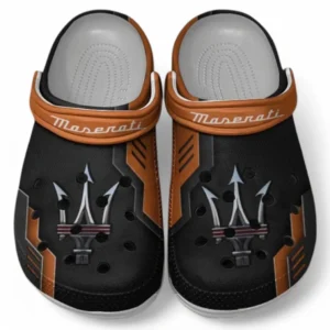Maserati Crocs Shoes, Clogs Men Women, Gift For Maserati Fan CAR185031525286 - Orange