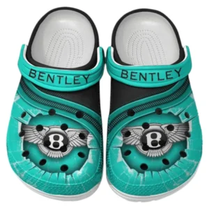Bentley Crocs Clogs Men Women, Gift For Bentley Fan CAR188032025153 - Cyan