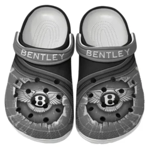 Bentley Crocs Clogs Men Women, Gift For Bentley Fan CAR188032025153 - Gray