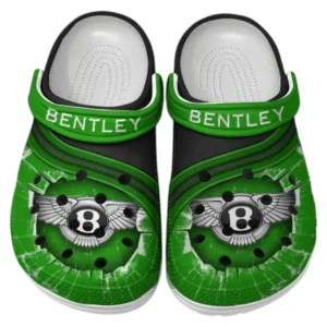 Bentley Crocs Clogs Men Women, Gift For Bentley Fan CAR188032025153 - Green