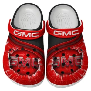 GMC Crocs Clogs Men Women, Gift For GMC Fan CAR188032025154 - Red