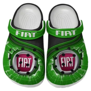 Fiat Crocs Clogs Men Women, Gift For Fiat Fan CAR188032025158 - Green