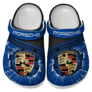 Porsche Crocs Clogs Men Women, Gift For Porsche Fan CAR188032025167 - Blue