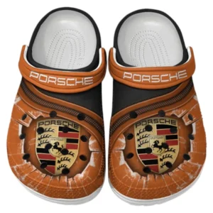Porsche Crocs Clogs Men Women, Gift For Porsche Fan CAR188032025167 - Orange