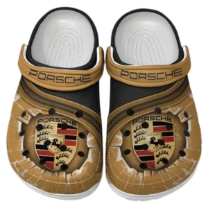 Porsche Crocs Clogs Men Women, Gift For Porsche Fan CAR188032025167 - Yellow