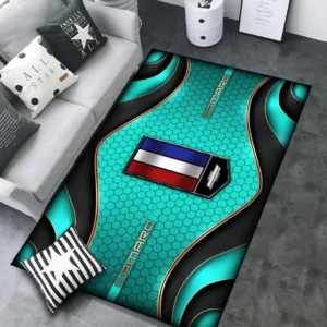 Chevrolet Camaro Rug Carpet For Home Decor, Gift For Chevrolet Camaro Lovers CAR189032125555 - Cyan
