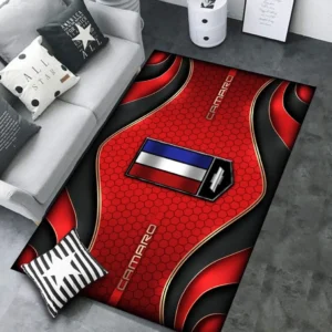Chevrolet Camaro Rug Carpet For Home Decor, Gift For Chevrolet Camaro Lovers CAR189032125555 - Red