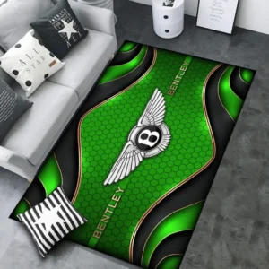 Bentley Rug Carpet For Home Decor, Gift For Bentley Lovers CAR189032125557 - Green