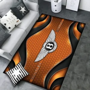 Bentley Rug Carpet For Home Decor, Gift For Bentley Lovers CAR189032125557 - Orange