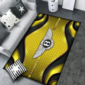Bentley Rug Carpet For Home Decor, Gift For Bentley Lovers CAR189032125557 - Yellow