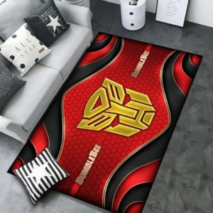 Bumblebee Rug Carpet For Home Decor, Gift For Bumblebee Lovers CAR189032125610 - Red