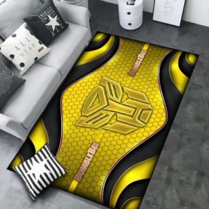 Bumblebee Rug Carpet For Home Decor, Gift For Bumblebee Lovers CAR189032125610 - Yellow