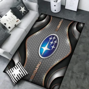 Subaru Rug Carpet For Home Decor, Gift For Subaru Lovers CAR189032125624 - Gray