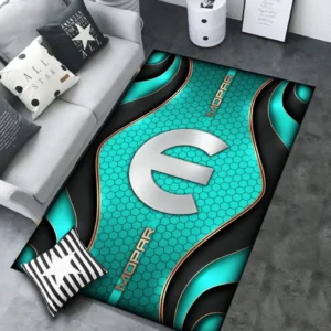 Mopar Rug Carpet For Home Decor, Gift For Mopar Lovers CAR189032125626 - Cyan