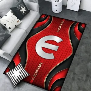 Mopar Rug Carpet For Home Decor, Gift For Mopar Lovers CAR189032125626 - Red