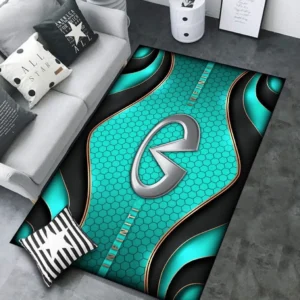 Infiniti Rug Carpet For Home Decor, Gift For Infiniti Lovers CAR189032125629 - Cyan