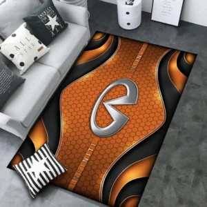 Infiniti Rug Carpet For Home Decor, Gift For Infiniti Lovers CAR189032125629 - Orange