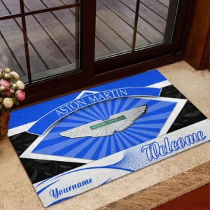Aston Martin Doormat, Gift For Aston Martin Lovers, Gift For Him, Husband, Boyfriend CAR1903052503 - Blue