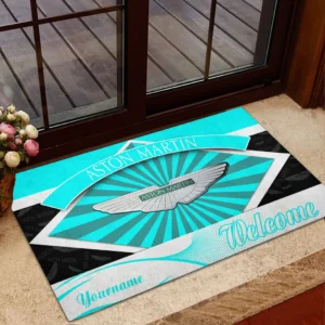 Aston Martin Doormat, Gift For Aston Martin Lovers, Gift For Him, Husband, Boyfriend CAR1903052503 - Cyan