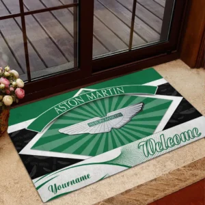 Aston Martin Doormat, Gift For Aston Martin Lovers, Gift For Him, Husband, Boyfriend CAR1903052503 - Green