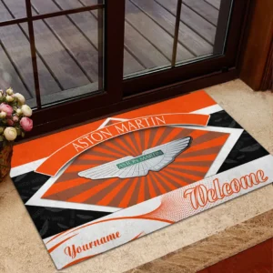 Aston Martin Doormat, Gift For Aston Martin Lovers, Gift For Him, Husband, Boyfriend CAR1903052503 - Orange