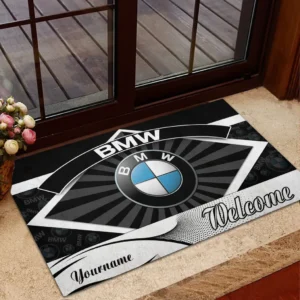 BMW Doormat, Gift For BMW Lovers, Gift For Him, Husband, Boyfriend CAR1903052506 - Black
