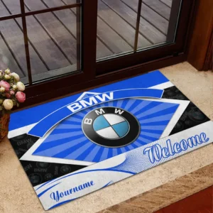 BMW Doormat, Gift For BMW Lovers, Gift For Him, Husband, Boyfriend CAR1903052506 - Blue
