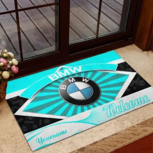 BMW Doormat, Gift For BMW Lovers, Gift For Him, Husband, Boyfriend CAR1903052506 - Cyan