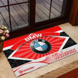 BMW Doormat, Gift For BMW Lovers, Gift For Him, Husband, Boyfriend CAR1903052506 - Red