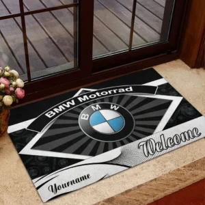 BMW Motorrad Doormat, Gift For BMW Motorrad Lovers, Gift For Him, Husband, Boyfriend CAR1903052508 - Black