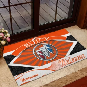 Buick Doormat, Gift For Buick Lovers, Gift For Him, Husband, Boyfriend CAR1903052512 - Orange